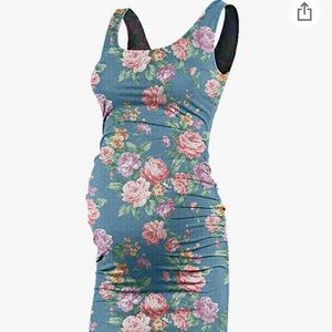 Floral Maternity Dress Medium